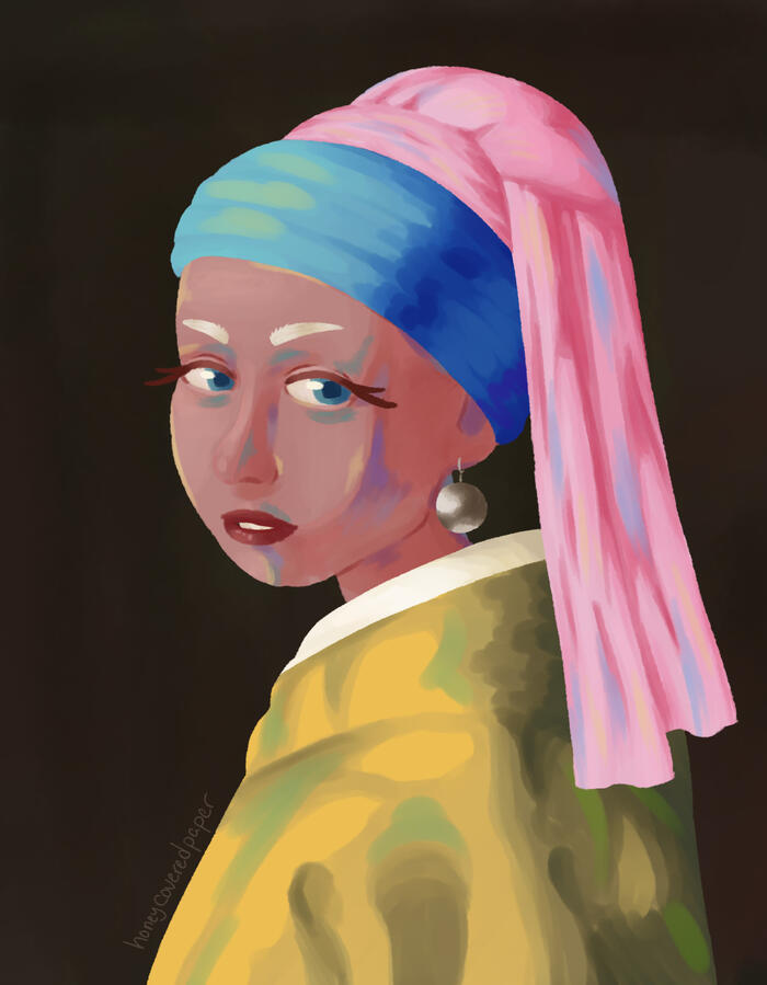 Angie w/ the Pearl Earring
